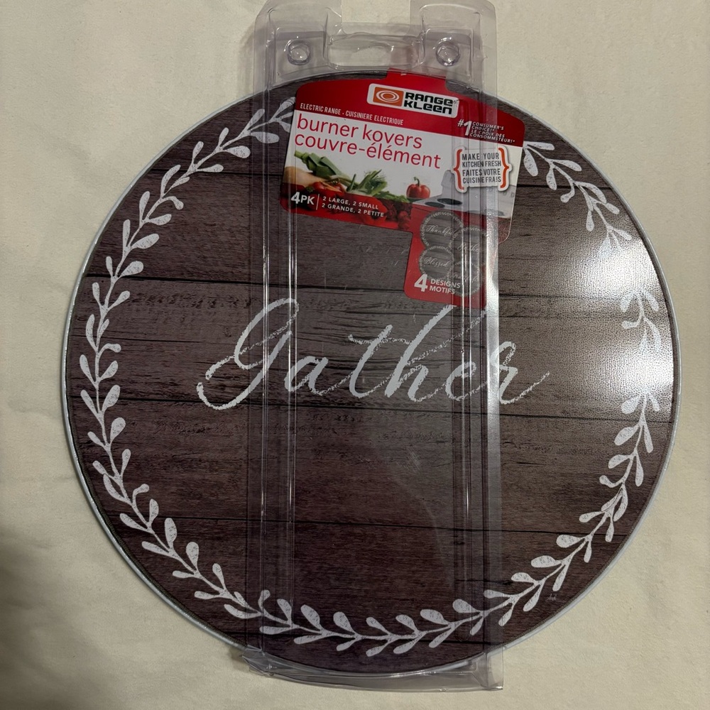 Range Kleen Burner Covers designed to fit electric stoves 4 pack